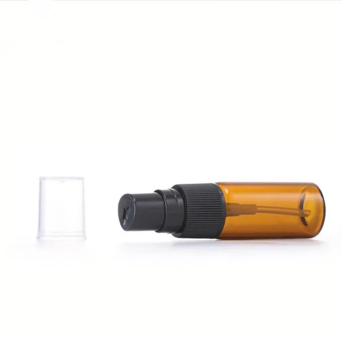 5ml 10ml 15ml 20ml Amber Transparent Small Glass Perfume Bottle Mini Portable Refillable Atomizer For Fragrant Oil Packaging