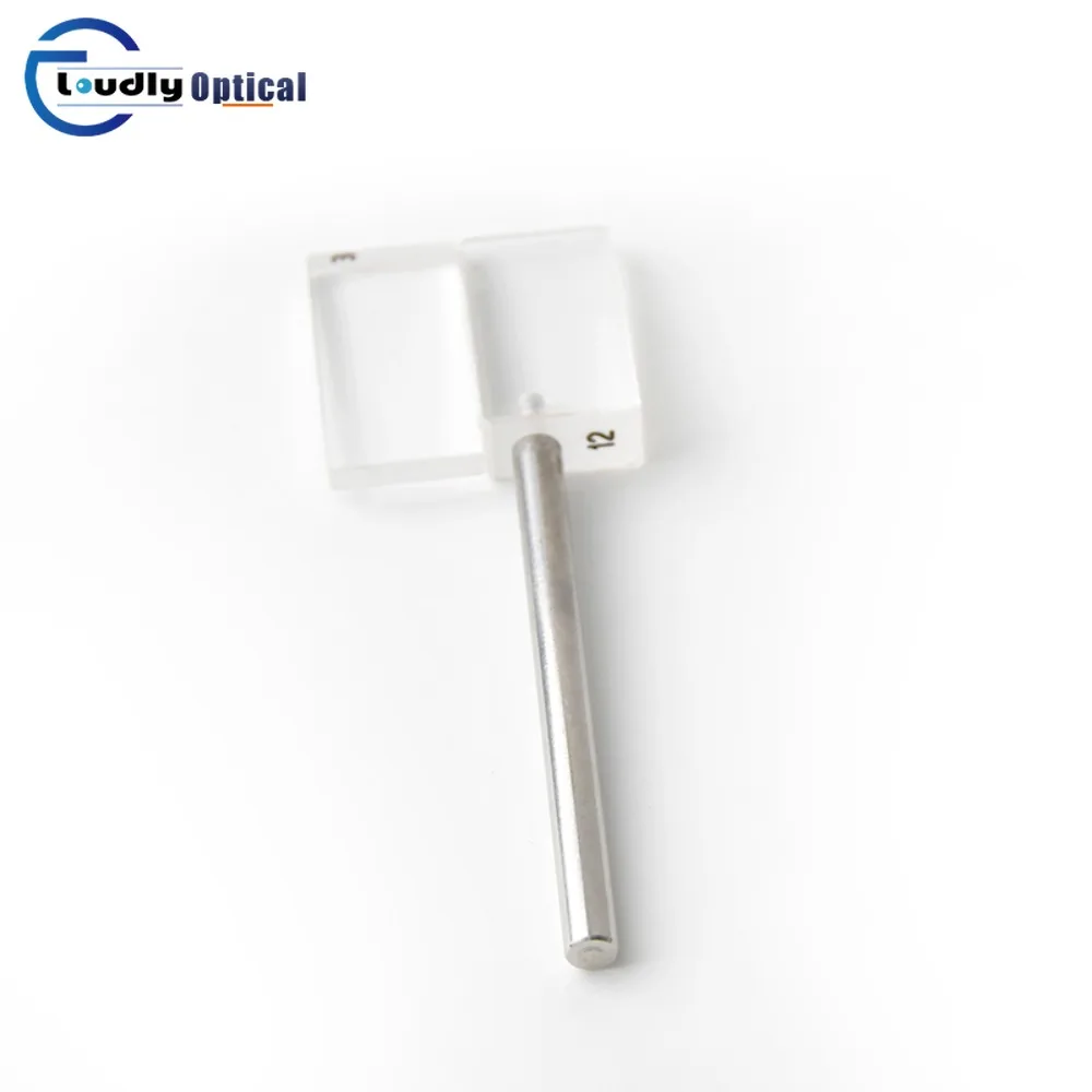 Optometric Prism Bar Eye Strabismus Diagnostic 12 BO/3 BI Low Vision Screening Loose Prism PL-2