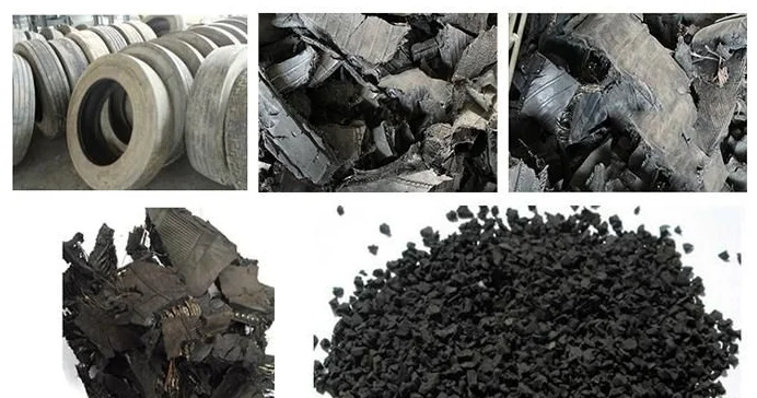 Silicone rubber tire waste plastic bottle shredder rubber crusher