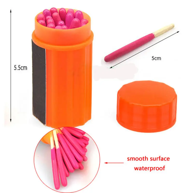 Military Accessories Jackie Portable Extra-large Head Windproof Waterproof Matches Emergency Survival Lighter