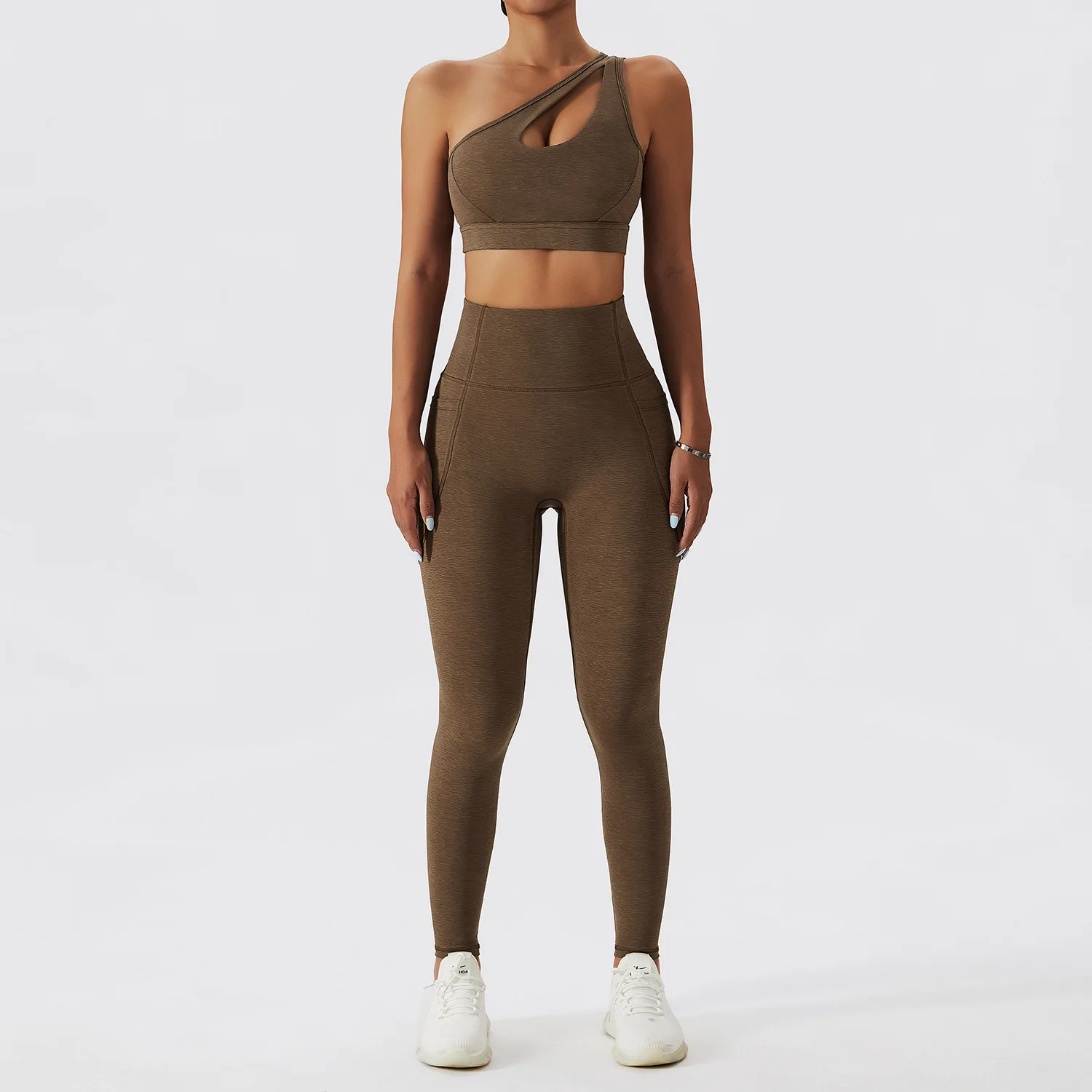 Wholesale 2 piece set yoga butt lifting recycle custom woman activewear set manufacturer womens activewear sets