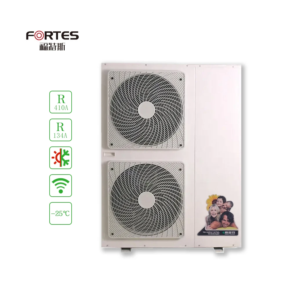 Monoblock EVI inverter Air to Water Heat Pump Heaters System For Heating Houses Floor