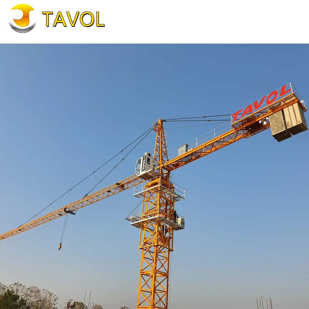 Башенный кран QTZ63 5013 Tavol с сертификатом CE 6T недорогой башенный китайской