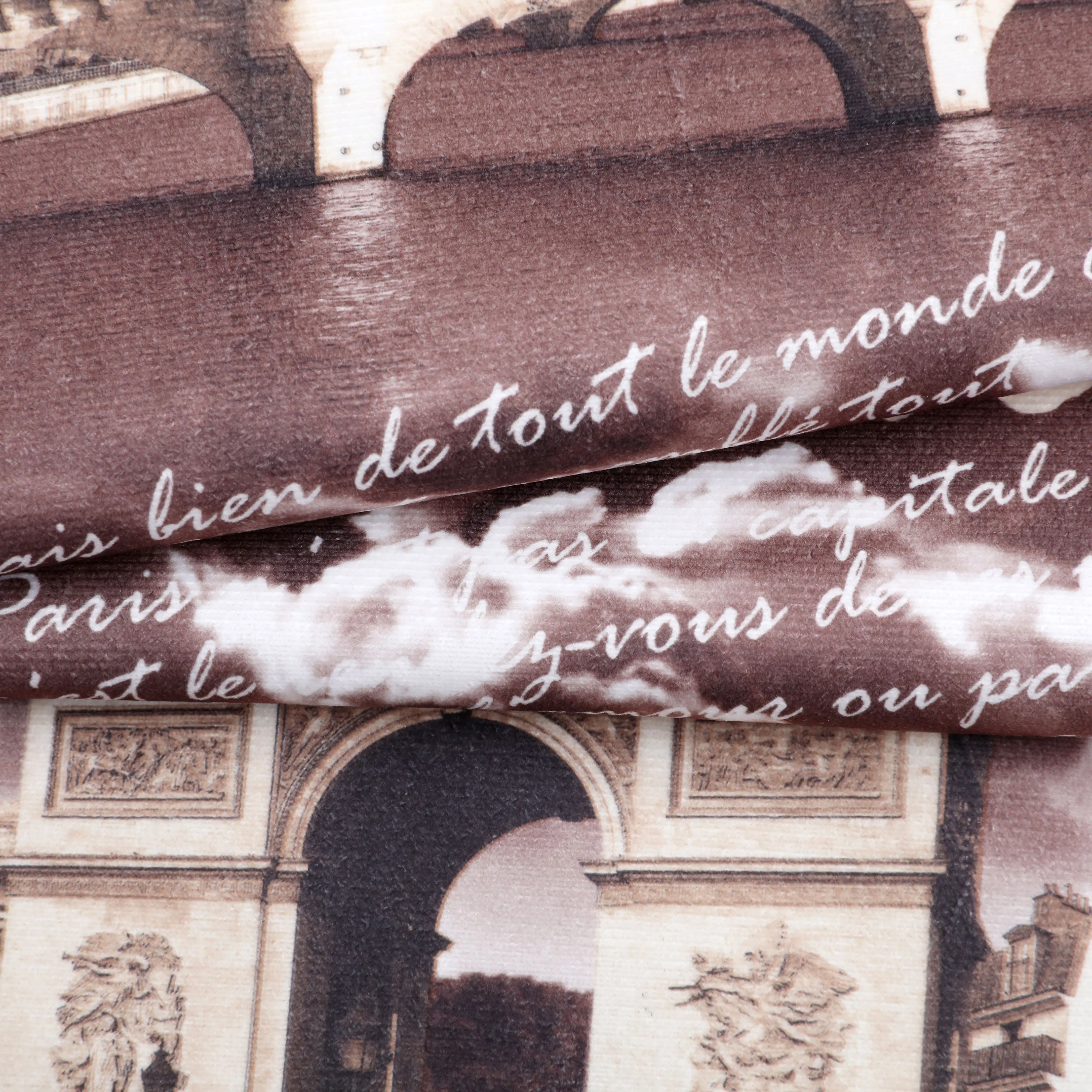 Hotselling upholstery velvet paper printing 100%Polyester for sofa fabric cushion fabric sofa cover