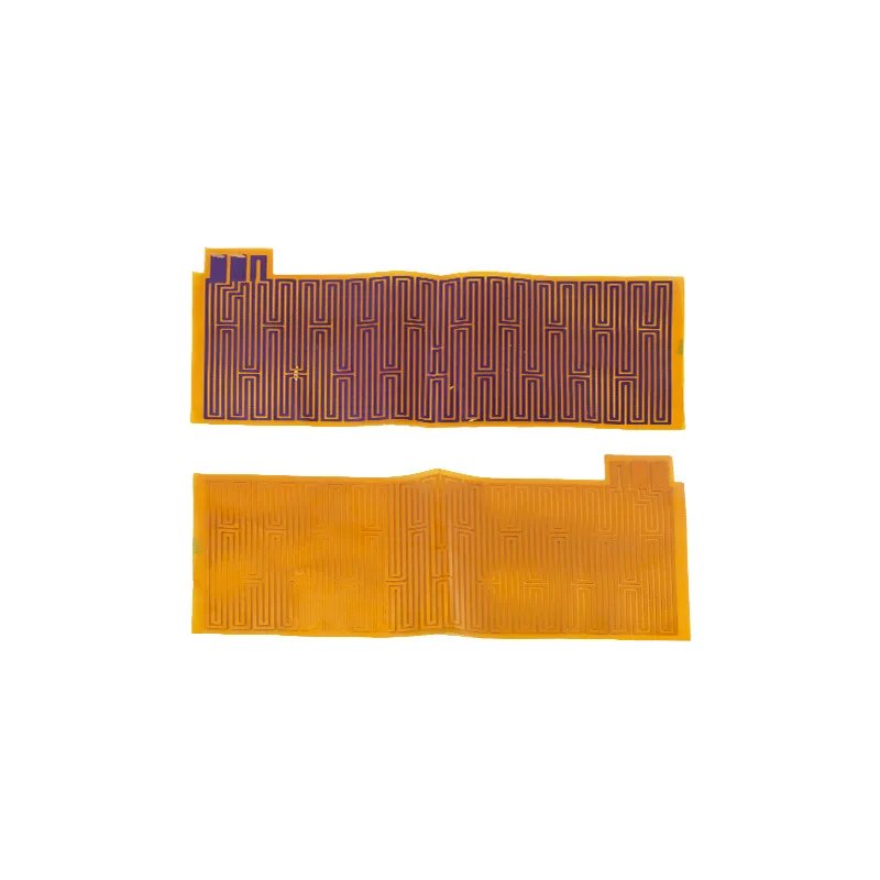 customized 5v 12v 24v 36v 48v industrial electric adhesive pi heating film flexible kapton polyimide heater