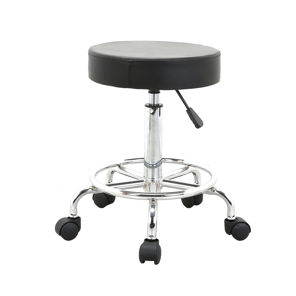 Modern luxury PU leather swivel browns high stool leather bar chair folding bar stool