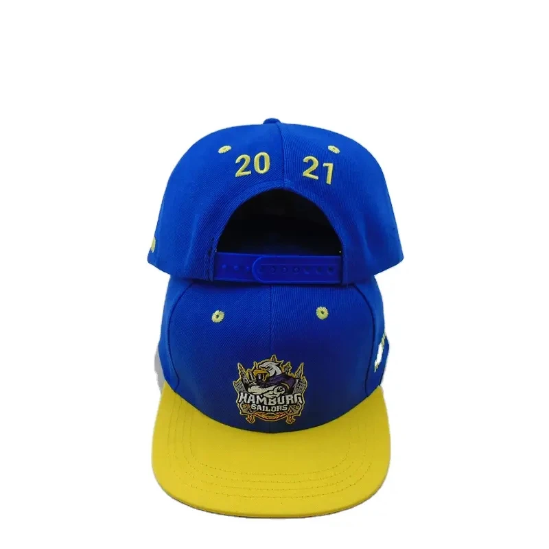 Custom High Quality Cotton Unisex Fitted Hats Mesh Hip Hop Baseball Teams Flat Snapback Caps