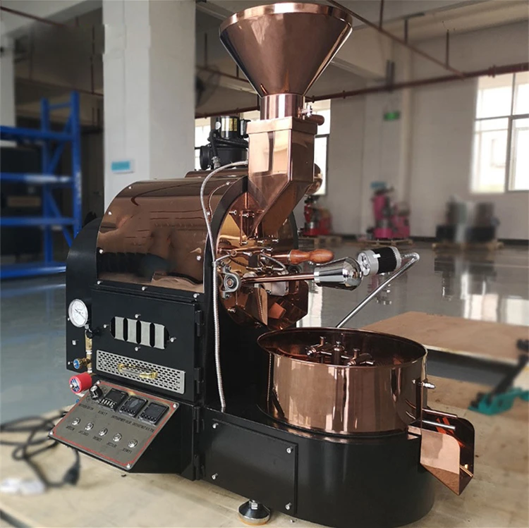 Заводская цена Электрический автоматический коммерческий бытовой аппарат для обжарки кофейных зерен машина
