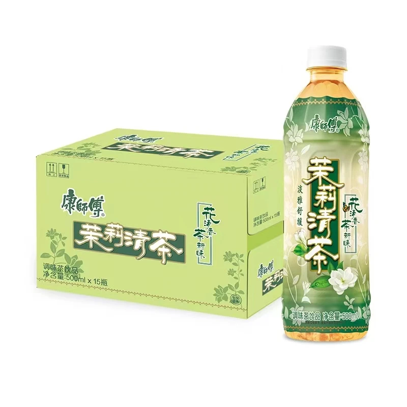 Chinese Beverages Ice Black Tea 500ml Green Tea Fruit Beverage Taste Master Kong Tea Drinks