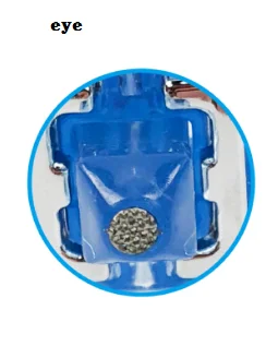 Nanometer Radio frequency EYE/ FACE/ BODY photo Mesotherapy needles, Mesogun pinhead Vanadium Titanium