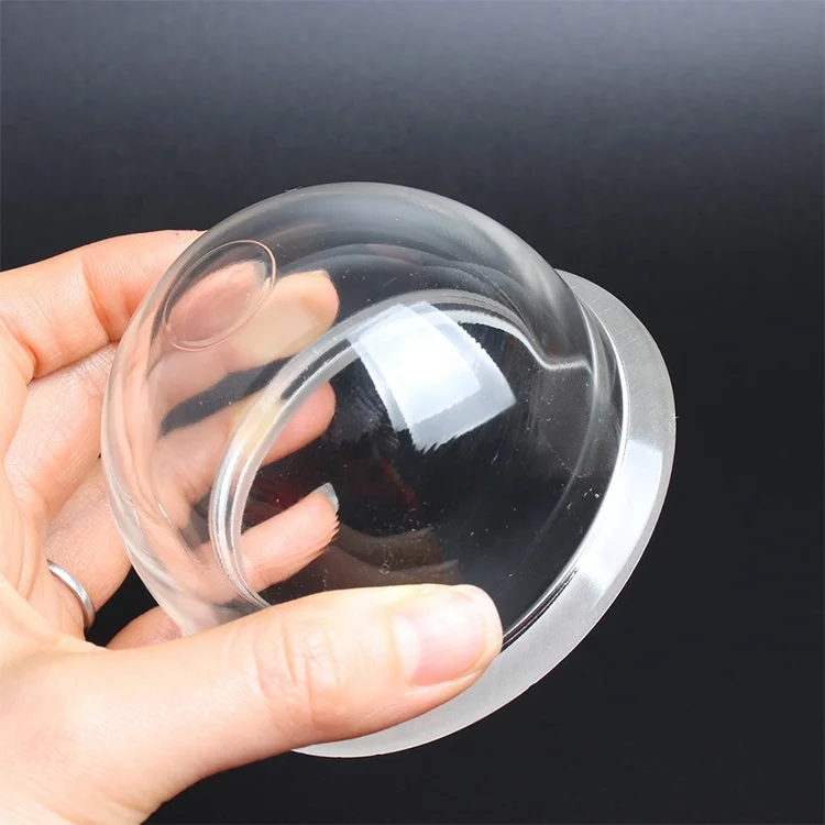 Custom Glass Lamp Cover Pressed Tempered Transparent Explosion-proof Lamp Glass Lampshade