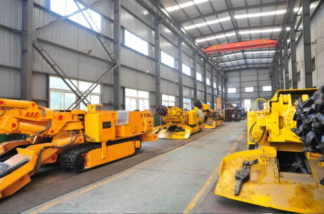 official manufacturer EBZ75 piling machinery boom type road header tunnel boring machine