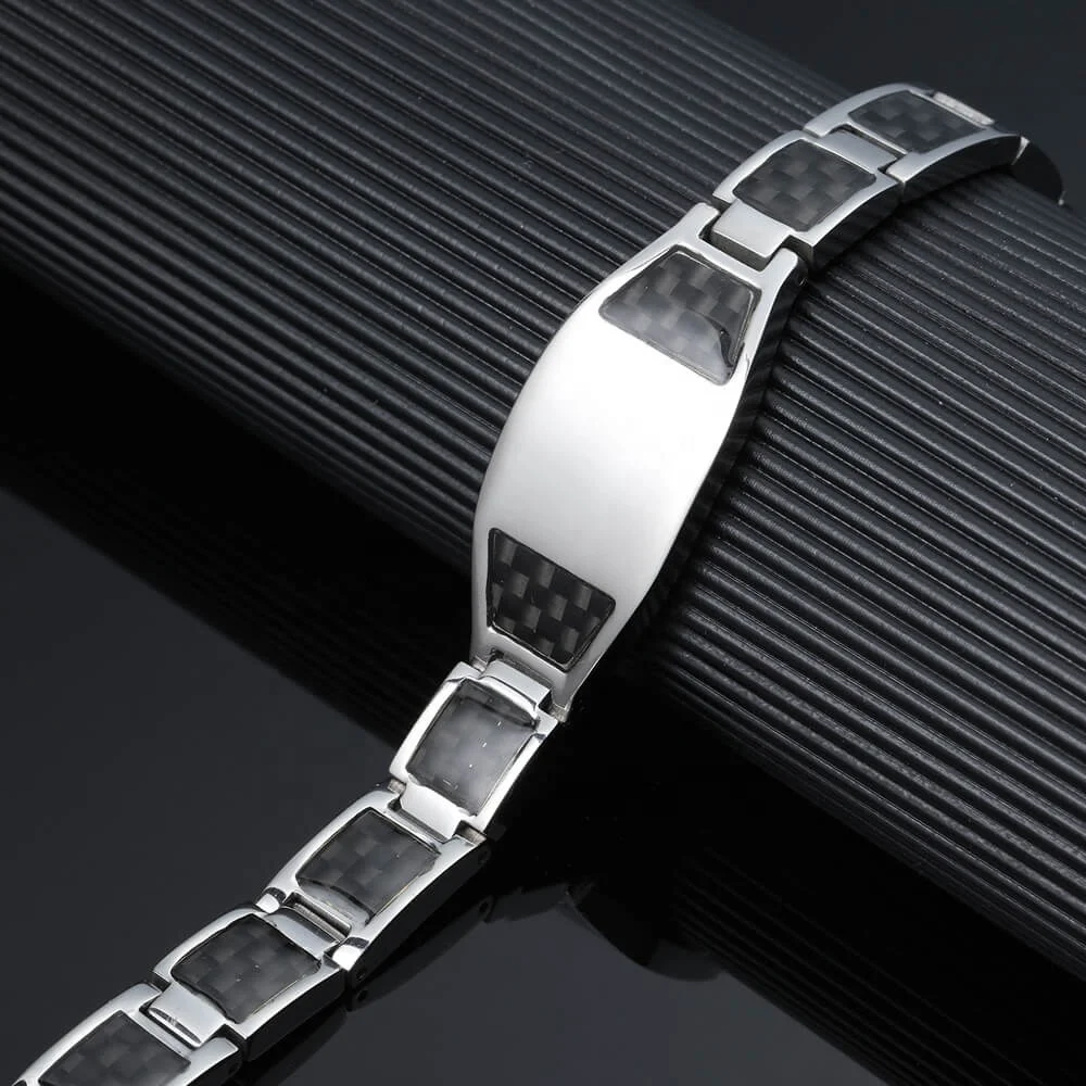 BioMagnetic Jewelry  Cross 3000Gauss Neodymium Magnet Mens Magnetic Bracelets for Arthritis