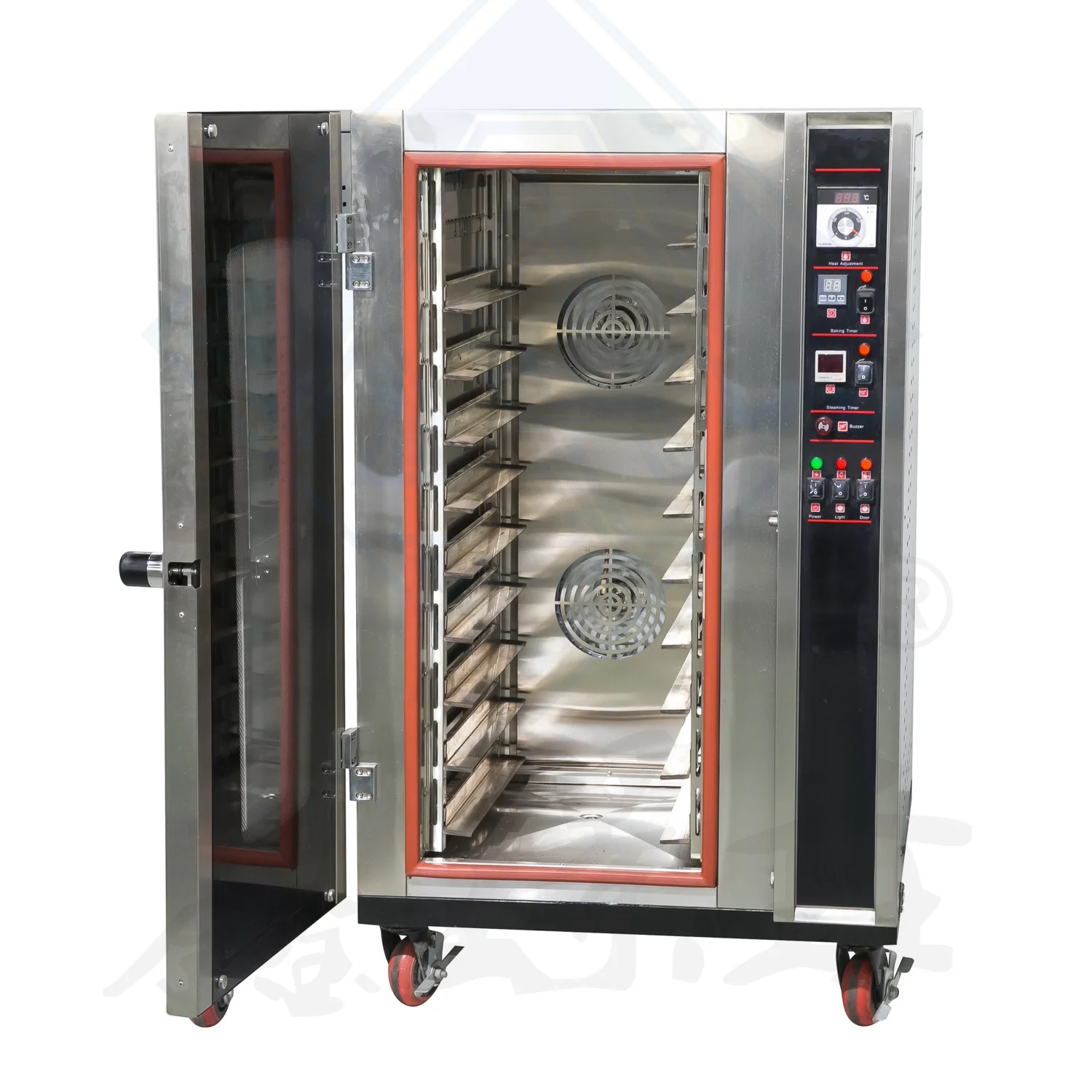 10 TRAYS ELECTRIC GAS COMMERCIAL HOT AIR CONVECTION OVEN FOR BAKING