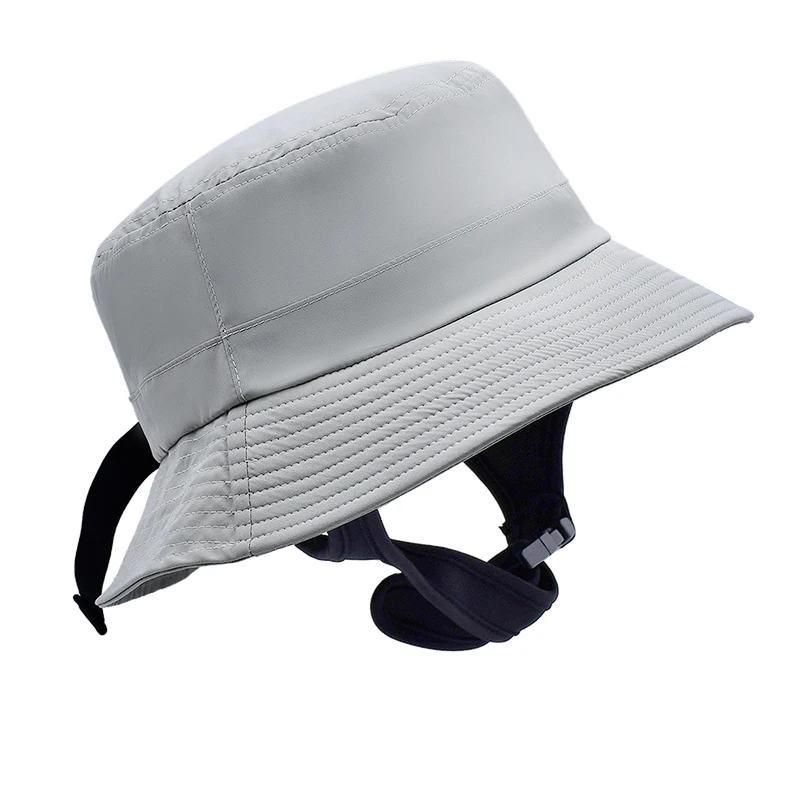 Custom Waterproof Fishing Surf Hat Bucket Upf 50 Nylon Surfing Cap With Logo