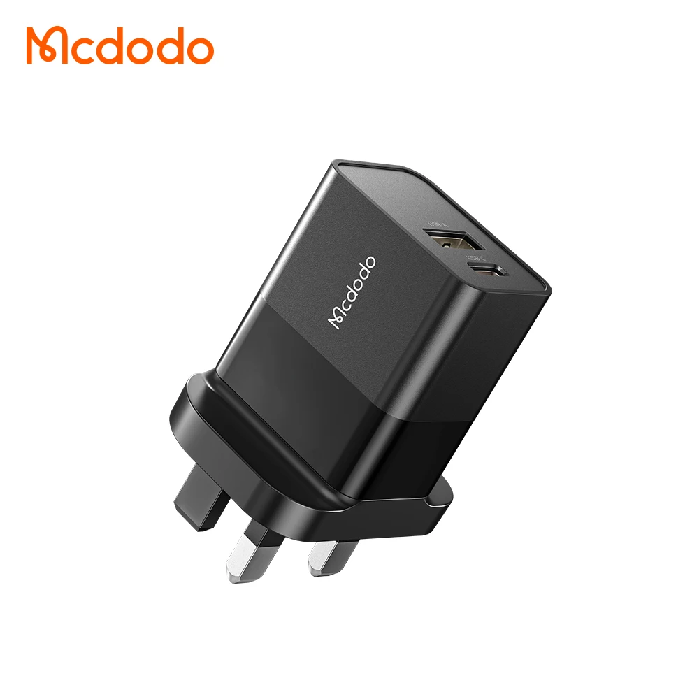 OEM For iPhone 13 12 Fast Charger 20W USB C + USB Wall Charger Dual Port PD Power Delivery Fast Charge UK Plug Wall Adapter