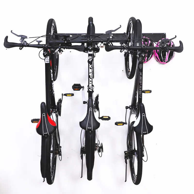 Garage Bike Rack Wall Mounted Bicycle Storage Hanger Adjustable Hooks Universal for Indoor & Home