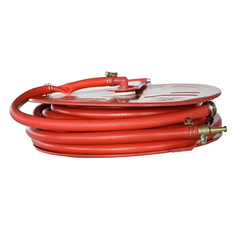 High Quality JPS0.8-19-20 Firefighting Equipment & Accessory Synthetic Rubber Fire Hose Reel with Copper Gun Head