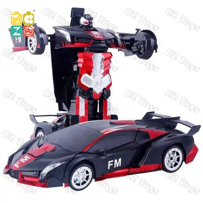 Aamzons Hot Sale RC cars 2.4 G deformable mini remote control model toy remote control car for kids Deformation cars