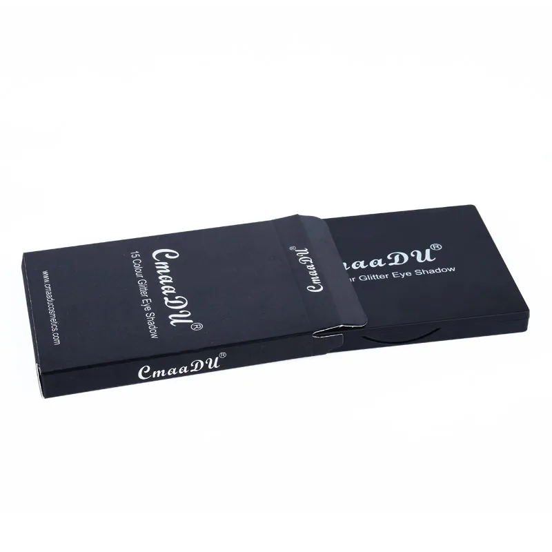 CmaaDu 15 оттенков блестящие тени для век Вегетарианская Красота Макияж стойкие металлические высокие пигментированные