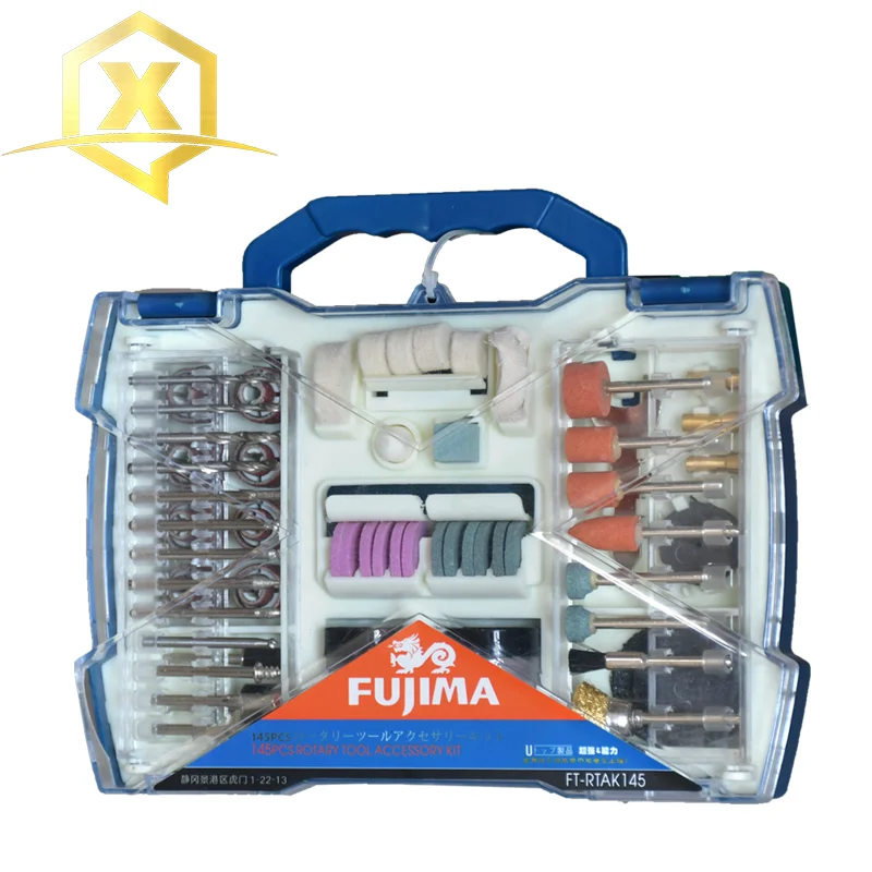 Набор аксессуаров для роторного инструмента FUJIMA, набор мини-сверл, абразивные инструменты, Наборы инструментов для шлифовки, полировки и резки, 208 шт.