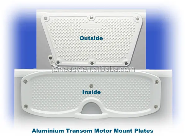 Outboard Engine Bracket PVC Transom Plate Mounting Engine Bracket for Inflatable Boat Rubber Dinghy Kayak Marine Yacht