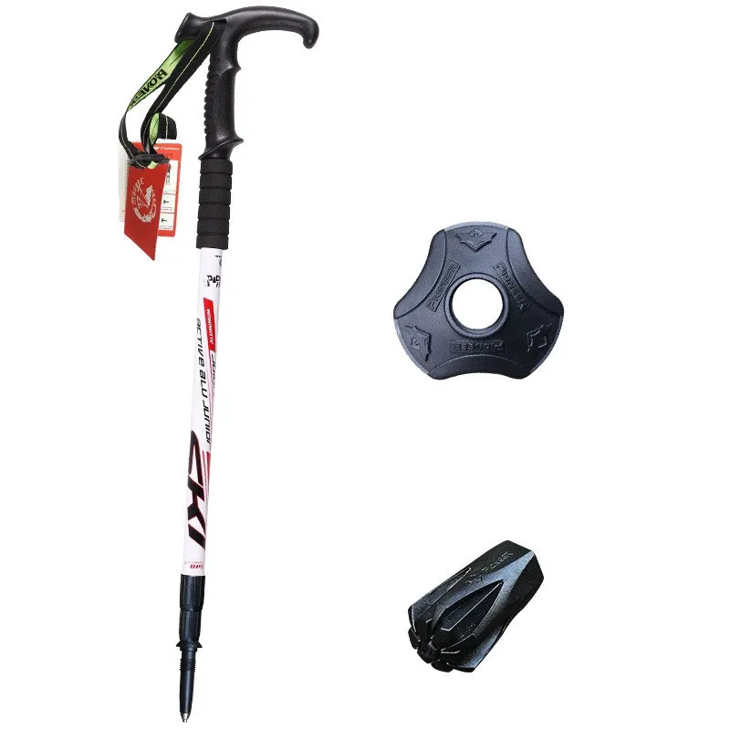 
2021 light Walking Stick Aluminum Alloy Telescopic hiking Trekking Pole 