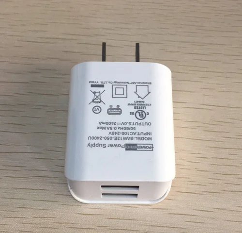  Портативное Сетевое зарядное устройство CP0122 с двумя usb-портами 5 В 1 А 2