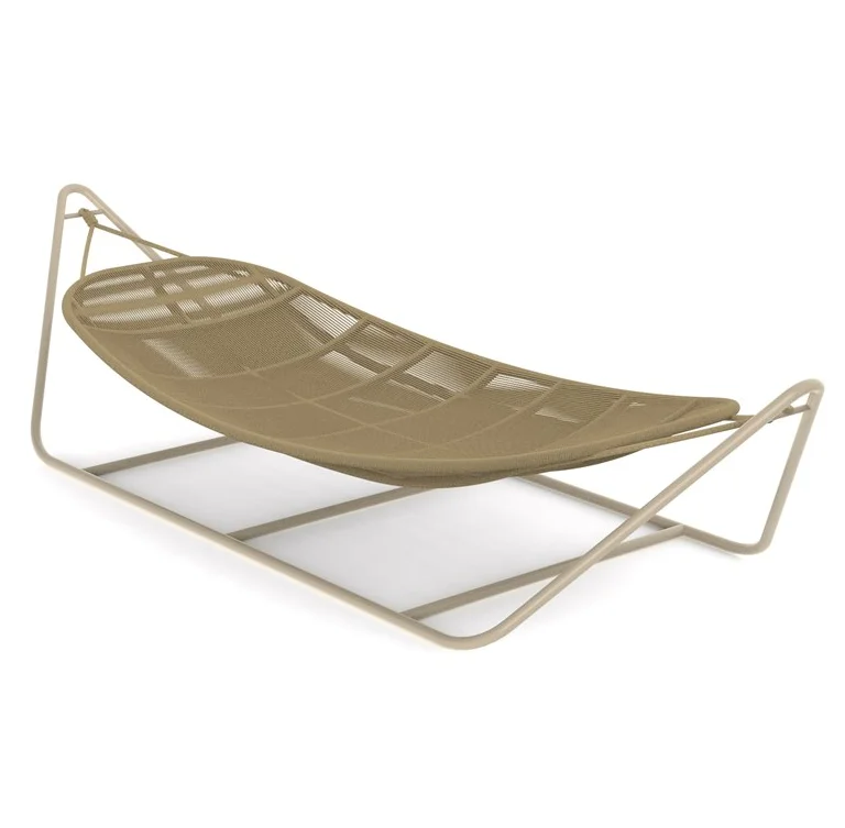 high quality pools swimming outdoor rope sun lounger rattan swing sun bed garden hanging chaise lounger chair