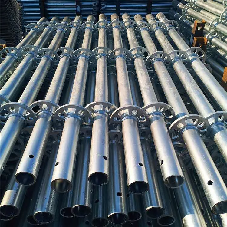 ISO9001:2008 Hot Dipped Galvanized Ring Lock Scaffolding System For High Rise Building Construction