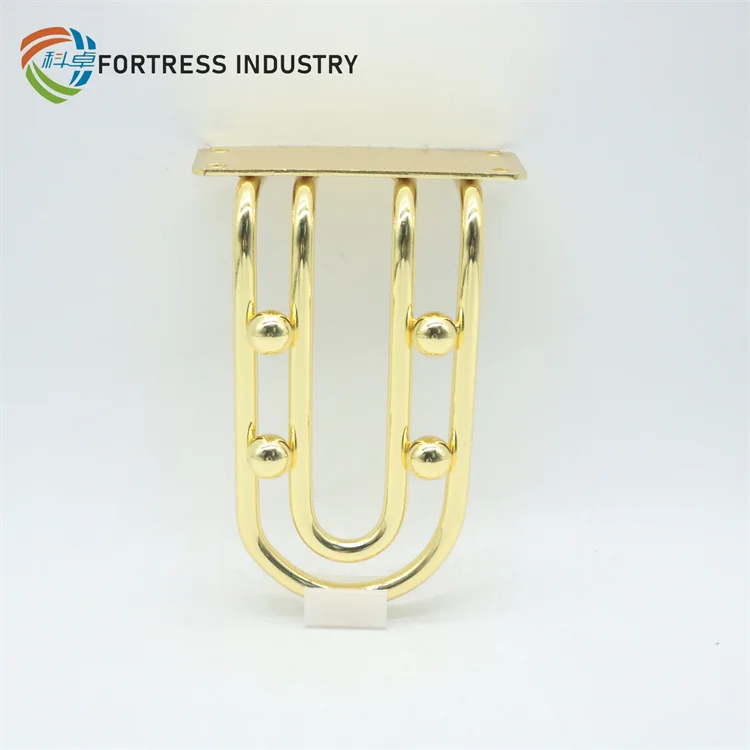 Chair Component Furniture Frame Steel Tapered Feet Dining Chair Metal Oblique Cone Pipe Furniture Legs of Chairs