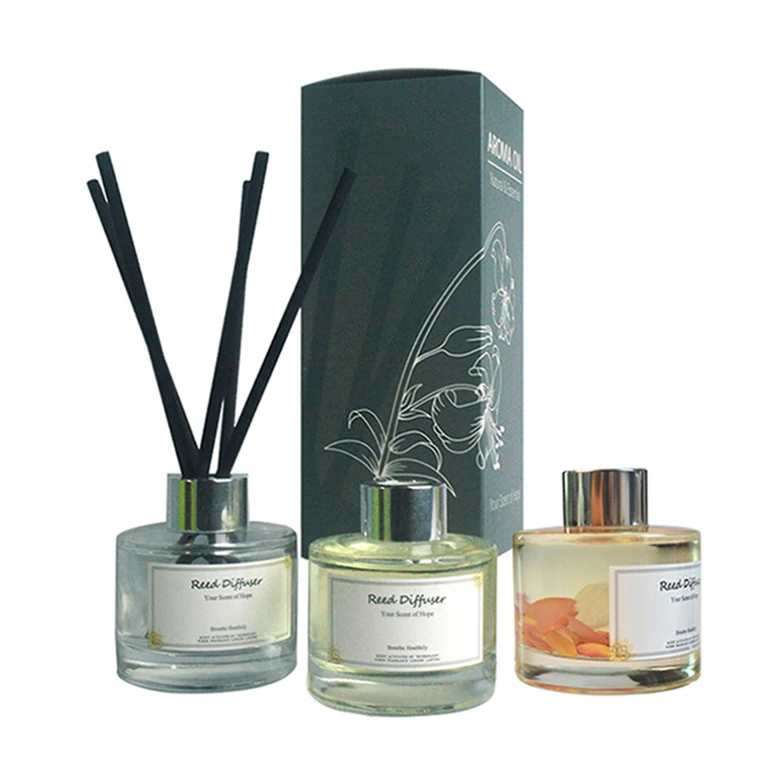 CUNS 200ml Luxury Decorative Crystal Glass Bottle Wholesale Fragrant Scented Floral Reed Diffuser for Home Air Fresheners