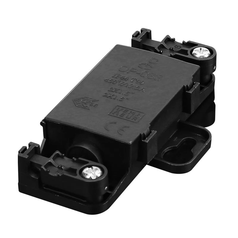 Оптовая продажа, распределительная коробка с клеммной колодкой, белая Складная Пластиковая распределительная коробка, соединитель кабеля