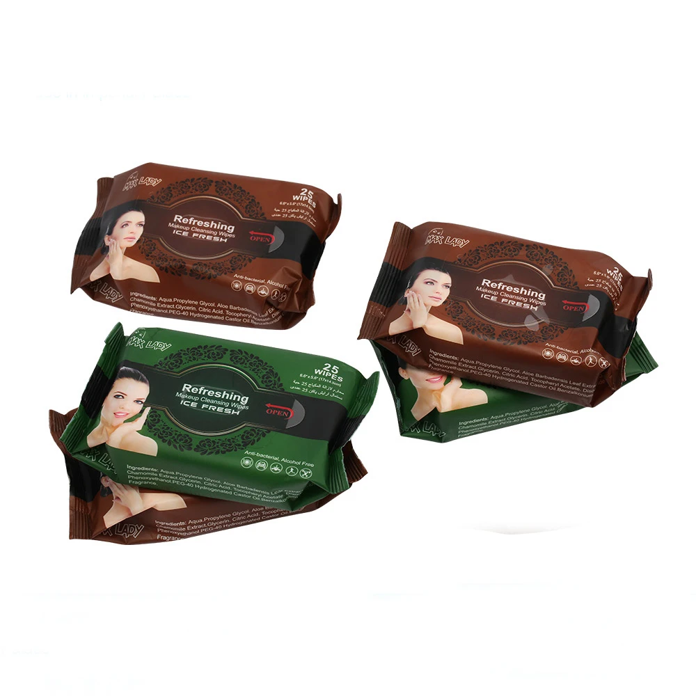25 шт. OEM салфетки для снятия макияжа для взрослых
