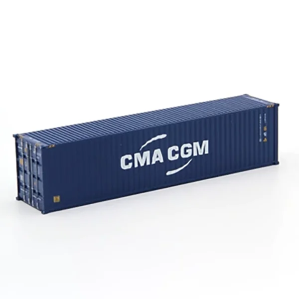 1:87 Scale 12cm CMA CGM Container Model International Shipping Gift Car Model HO Train Scene Model Sea Transportation
