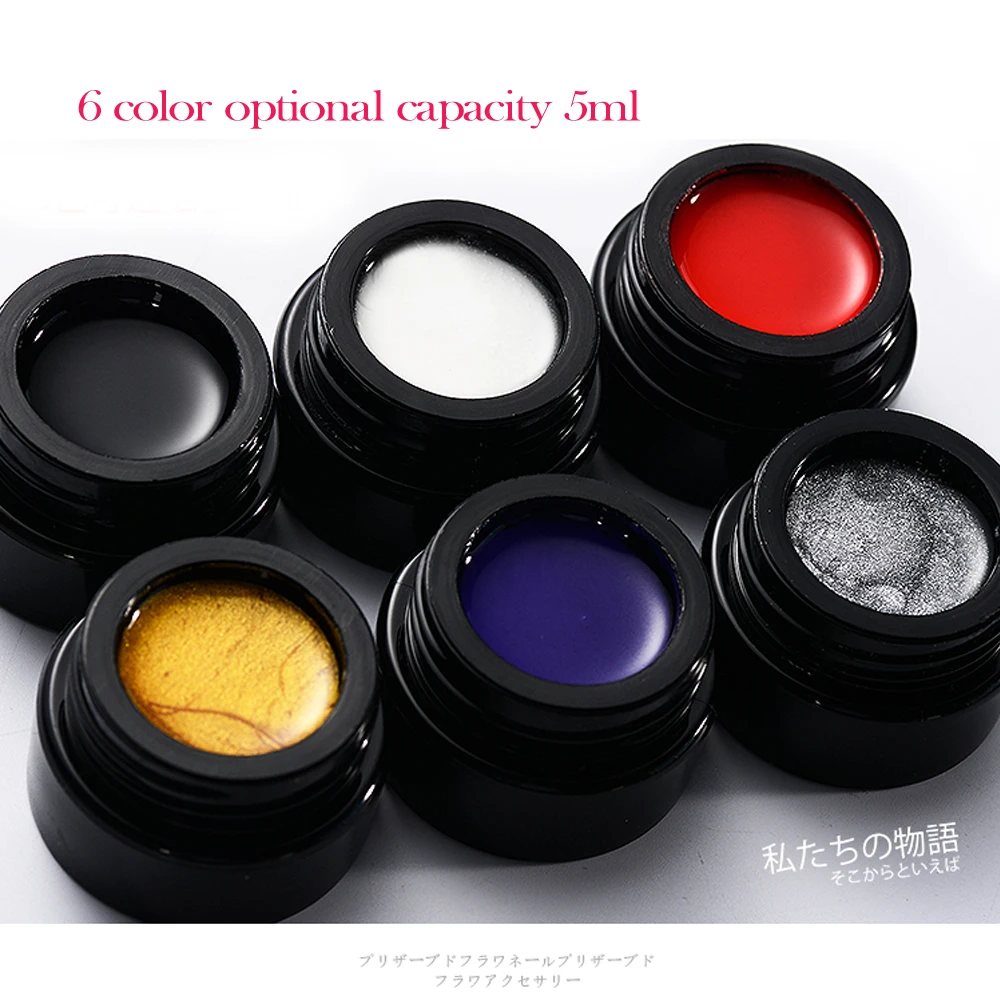 Hanyinails Wholesale 5ml Custom Private Label Cheap UV Gel Polish Paint Led Art Color Spider Nail Gel Set