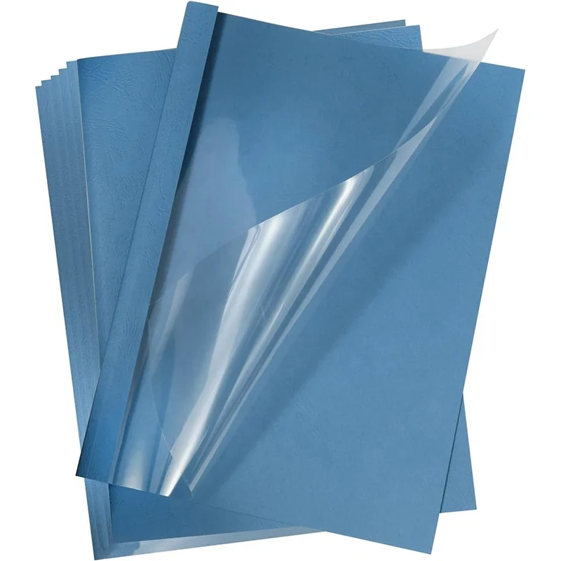 SAITAO Производитель 100 шт. 1-50 мм многоцветные термочехлы прозрачные передние A4 термообвязочные крышки