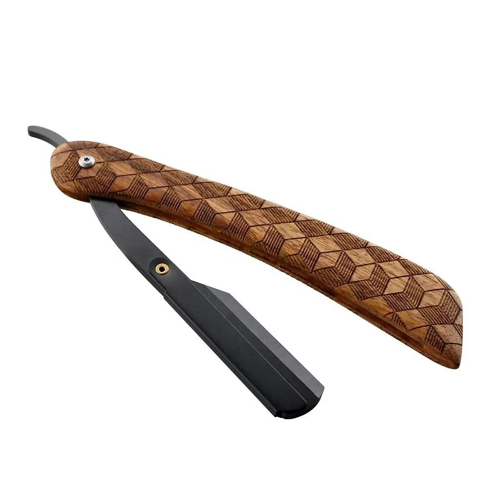 New Genuine Straight Razor 3 Blade No Disposable Shaving razor Professional for Barber Custom