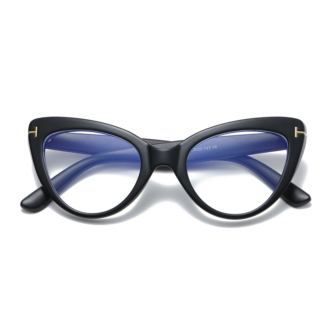 New Eyeglasses Anti Blue Light Blocking Cat Eye Optical Frame Fashion Designer Computer Glasses for Men Women Gaming