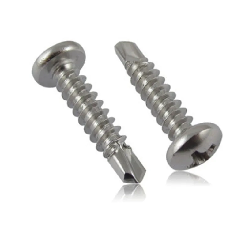 Fastener product SS316 stainless steel DIN7504K hex flange head self drilling screw Cross Recessed Pan Head Drilling Screws