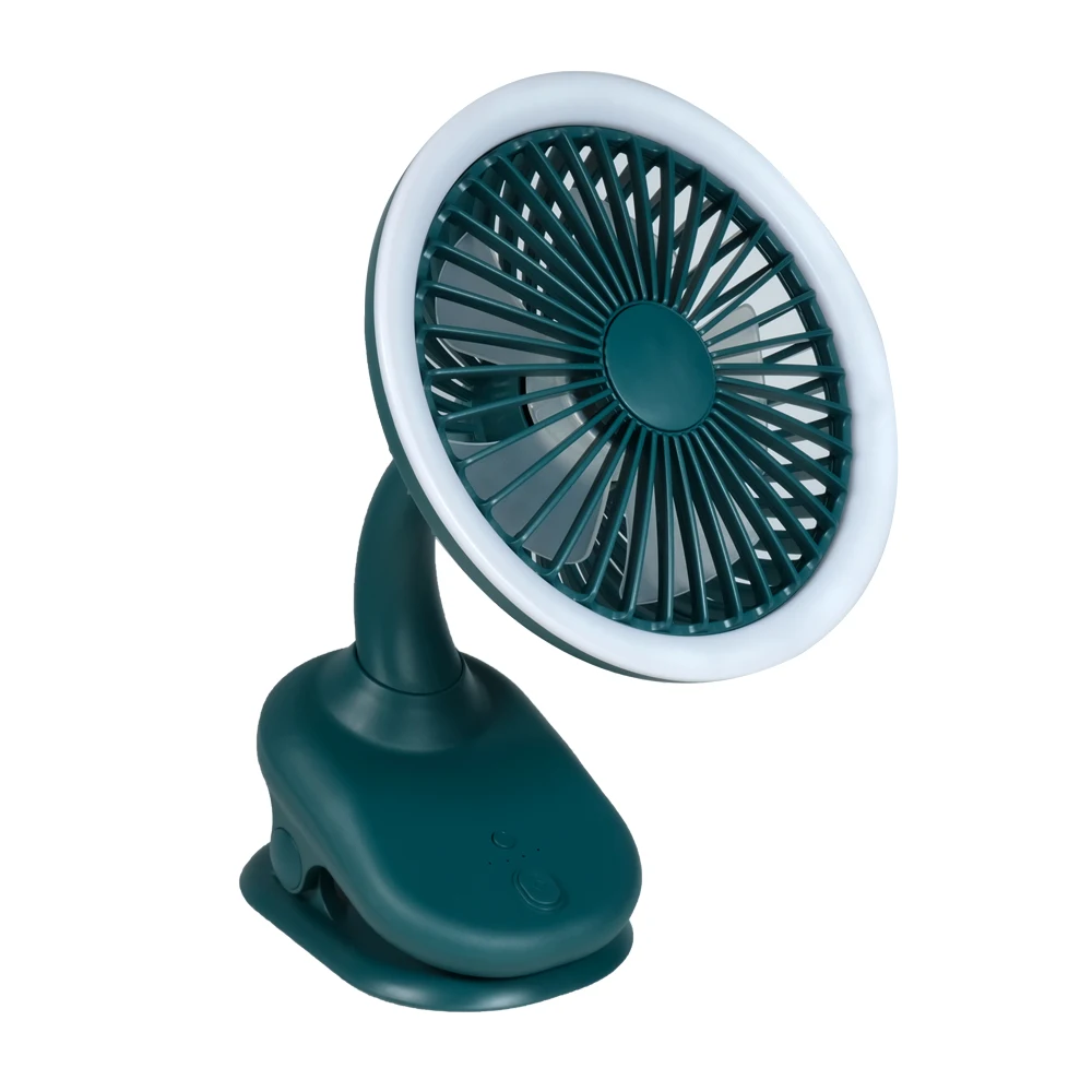 Electric Portable Fan Clip Fan 3 Speeds with Strong Airflow Sturdy Clamp Portable Clip Desk Fan