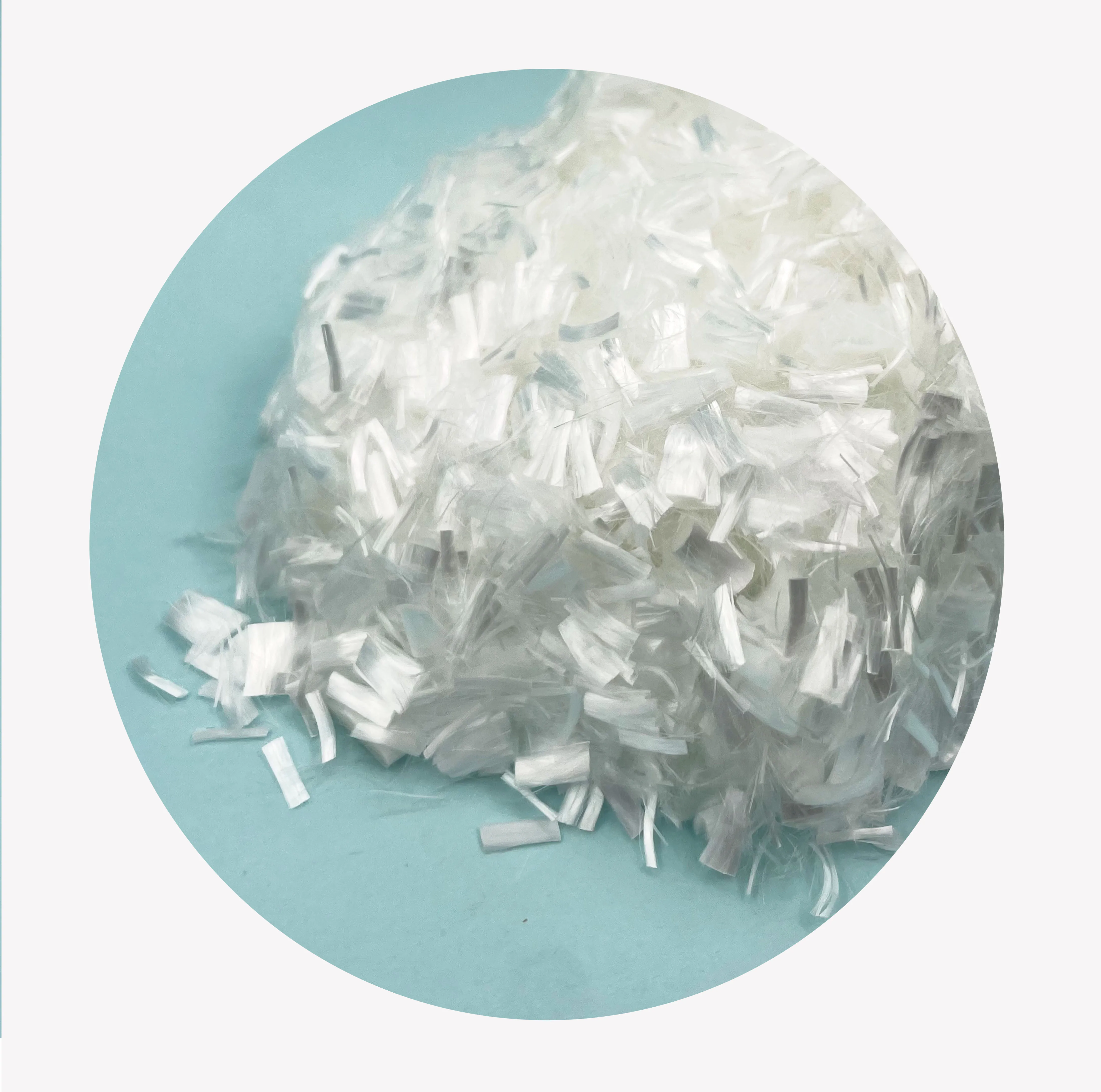 1.5Dx9mm/12mm lyocell short cut fiber for road soil concrete