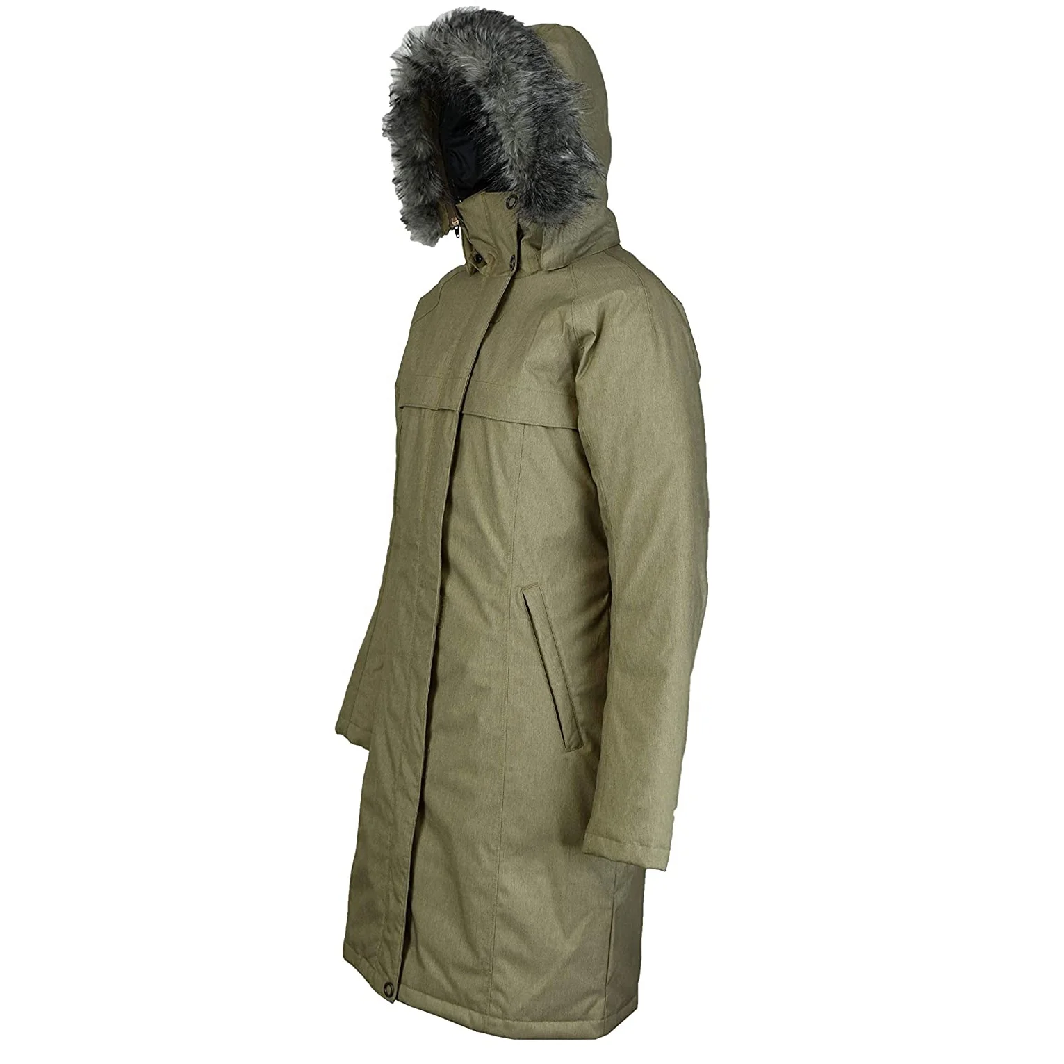 
Winter Down Jacket For Women Flurry Run Down Long Omni Heat Jacket Coat Hooded Parka Truffle for women 
