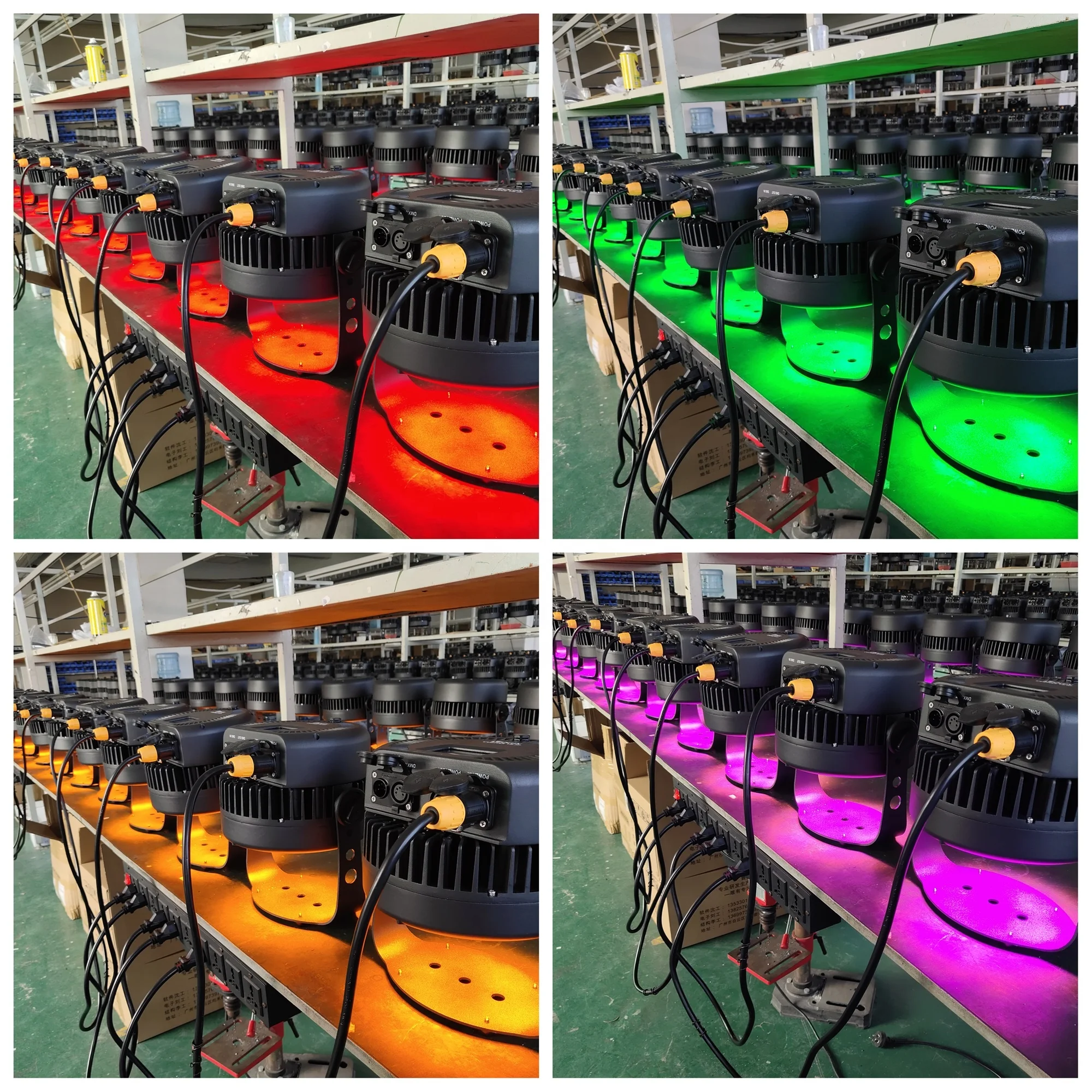 IP65 Outdoor Stage Par Lights 18 x 10W RGBW 4-in-1 Wireless DMX Control with IR remote Professional Stage Lighting Equipment