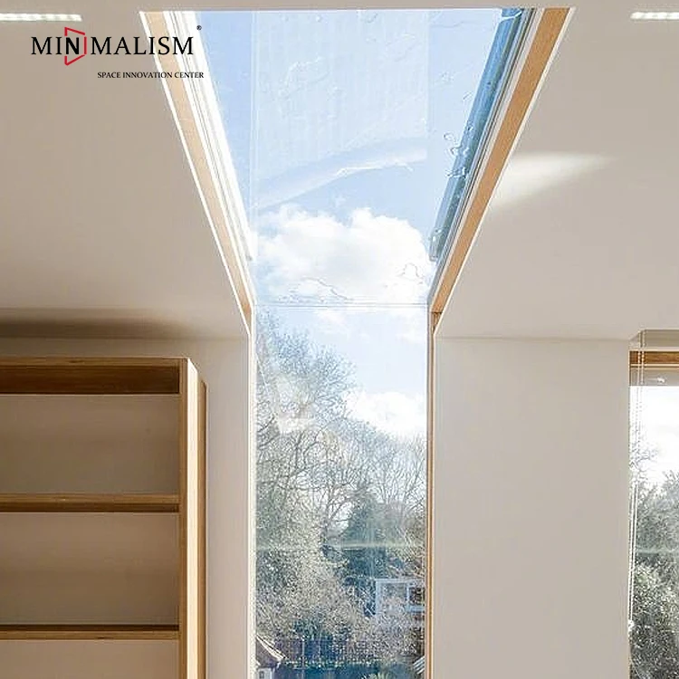Awning Glass Window Aluminium Cured Top Skylights Roof Top Windows Polycarbonate Skylight Roofing For House