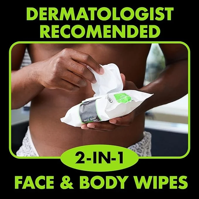 Eco-friendly Alcohol Free Biodegradable Face And Body Wipes Aloe Infused Cleansing Wet Wipes