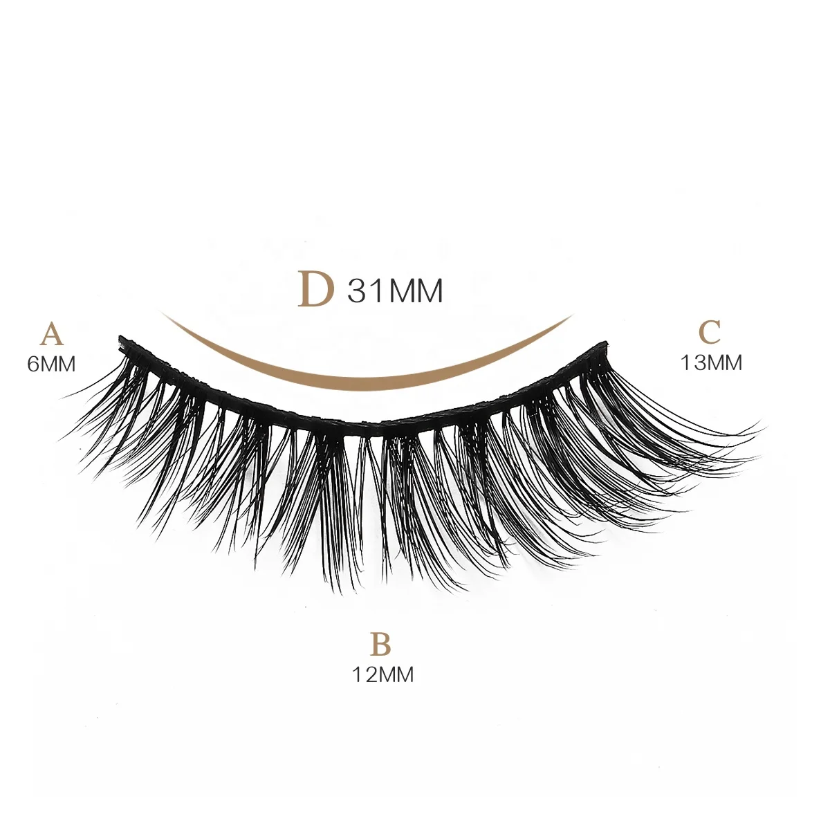 
High quality wholesales handmade factory 3D magnetic lashes with liner, Magnetic eyelashes 