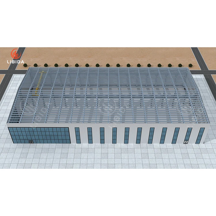 Steel Structure Large Span Metal Building Material Construction For Warehouse Workshop Hangar Garage Aircraft