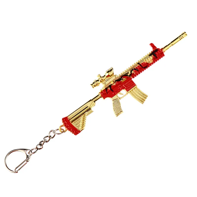 Chicken-eating Toy Jedi survival pendant metal weapon set level 3 head model equipment peace elite pendant