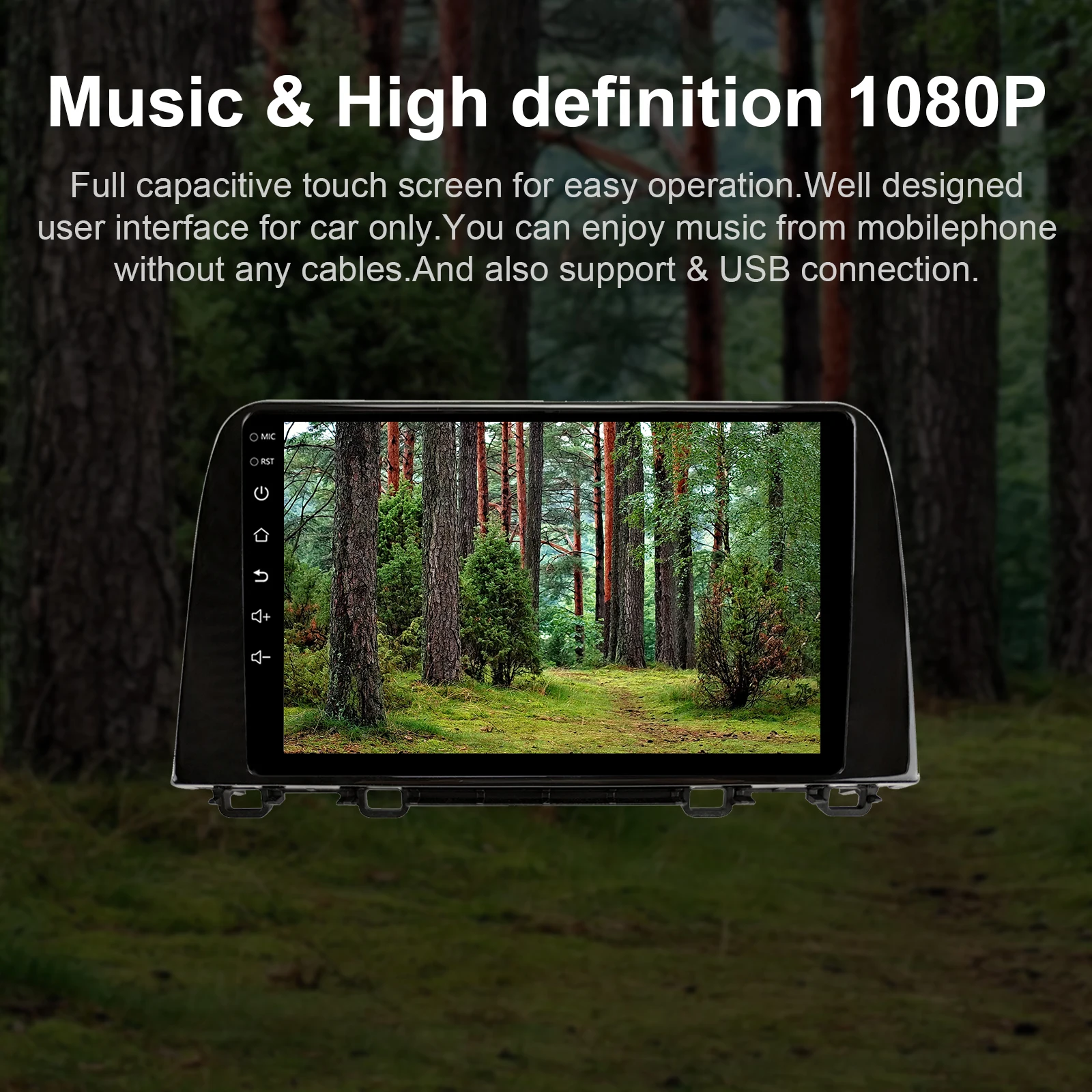 Octa Core 9 Inch Android Car Music System Stereo Radio DVD Player For Honda Cr-V 2017-2019